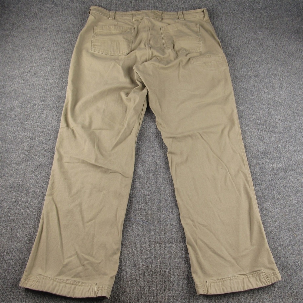 Duluth Trading Co Pants Mens 38x34 Flex Fire Hose Tan Relaxed Fit Workwear - Picture 2 of 16